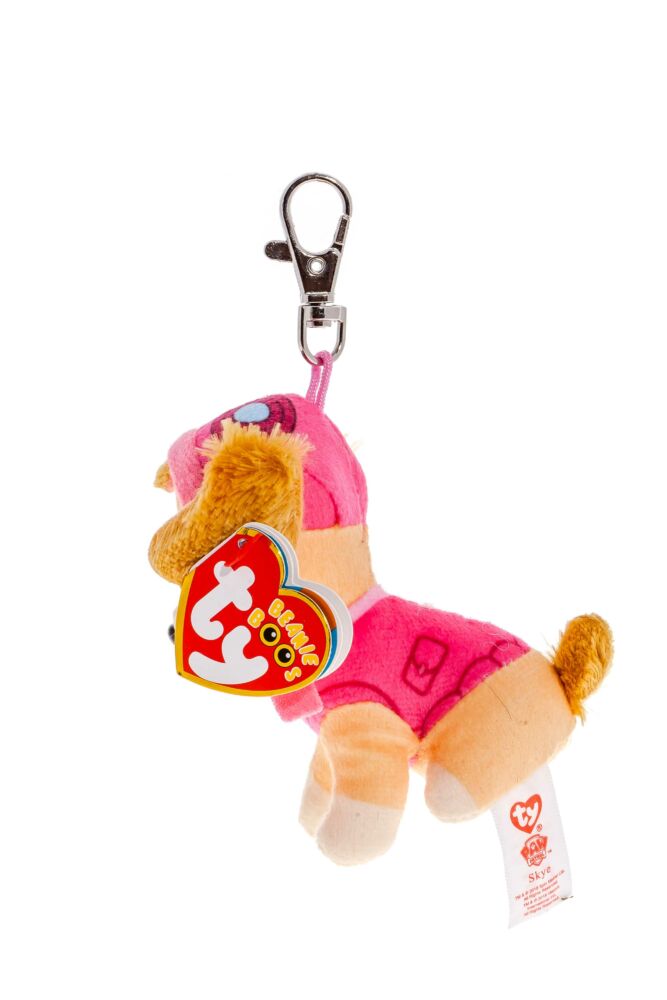 Stuffed toy TY Paw Patrol Cocker-poodle Skye keychain (41281)
