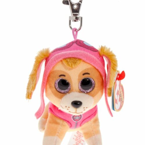 Stuffed toy TY Paw Patrol Cocker-poodle Skye keychain (41281)
