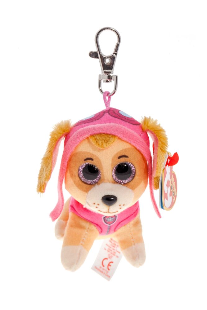 Stuffed toy TY Paw Patrol Cocker-poodle Skye keychain (41281)