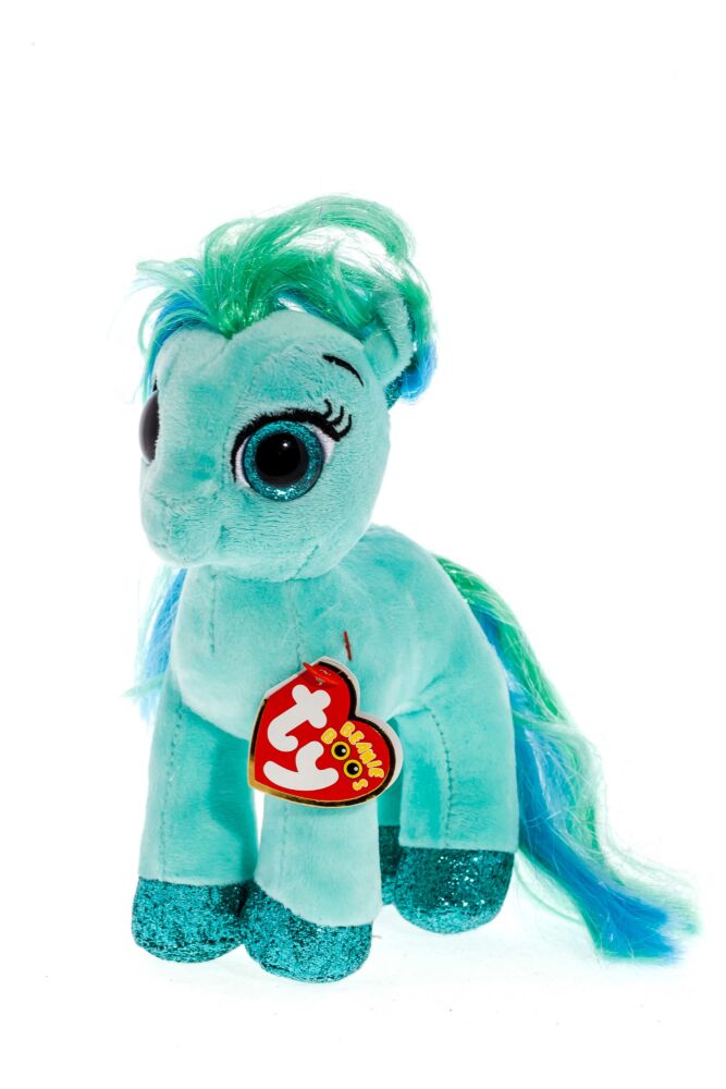 Мягкая игрушка TY Beanie Boo&#8217;s Бирюзовая пони Topaz маленькая (36666)