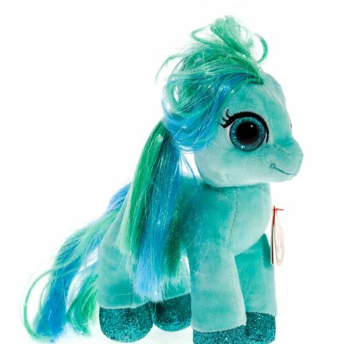 Мягкая игрушка TY Beanie Boo&#8217;s Бирюзовая пони Topaz маленькая (36666)