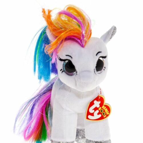 М&#8217;яка іграшка TY Beanie Boo&#8217;s Біле пони Starr (маленьке) (36664)
