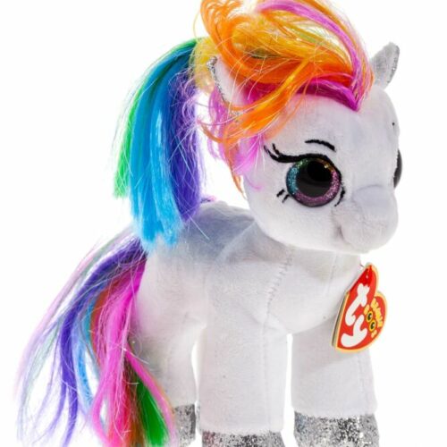 М&#8217;яка іграшка TY Beanie Boo&#8217;s Біле пони Starr (маленьке) (36664)