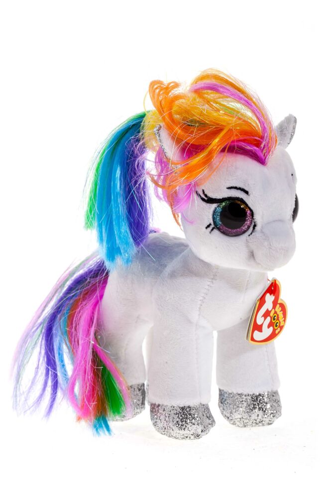 М&#8217;яка іграшка TY Beanie Boo&#8217;s Біле пони Starr (маленьке) (36664)