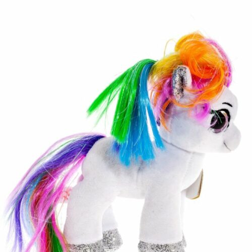 М&#8217;яка іграшка TY Beanie Boo&#8217;s Біле пони Starr (маленьке) (36664)