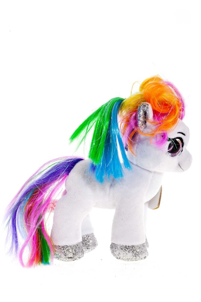 М&#8217;яка іграшка TY Beanie Boo&#8217;s Біле пони Starr (маленьке) (36664)