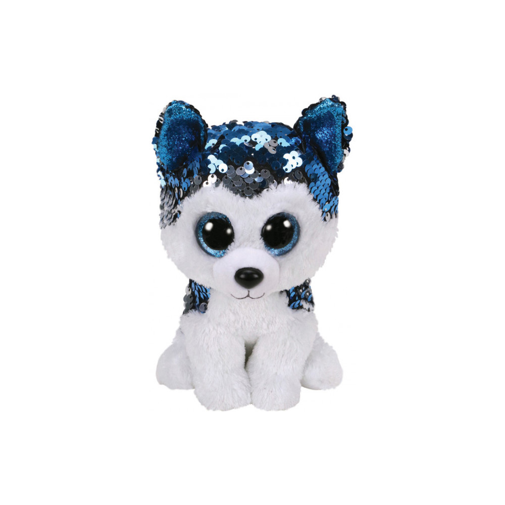 М&#8217;яка іграшка TY FLIPPABLES Хаскі «SLUSH» 15 см (36671)