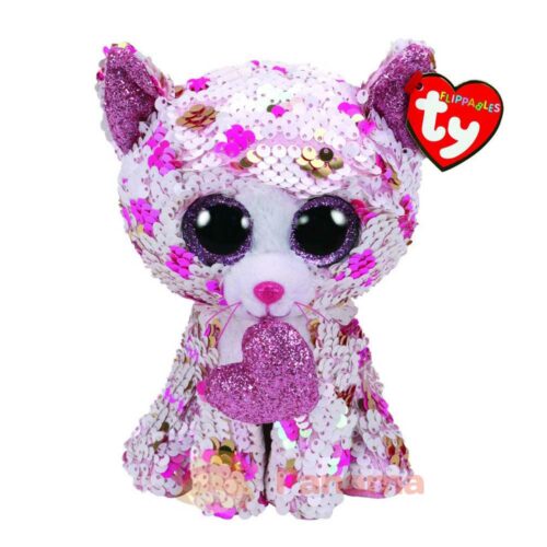 Мягкая игрушка TY FLIPPABLES Котенок CUPID 15 см (36340)