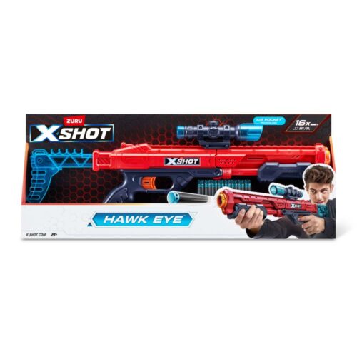 Швидкострільний бластер X-Shot Red EXCEL Hawk Eye (36435R)