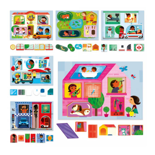 Montessori game My city and its inhabitants (MU23615)