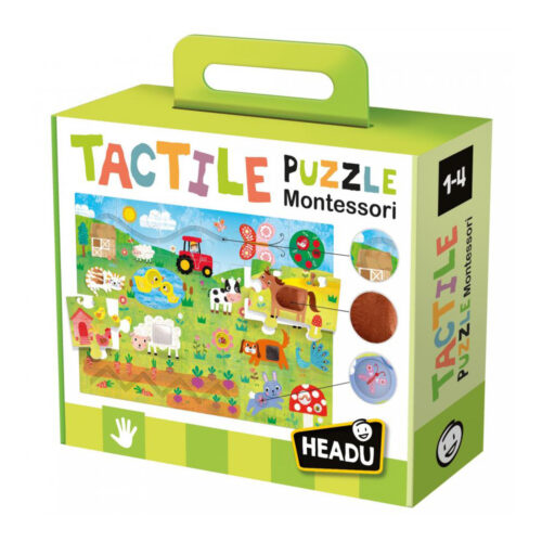 Пазл тактильный Монтессори Ферма (MU23592)