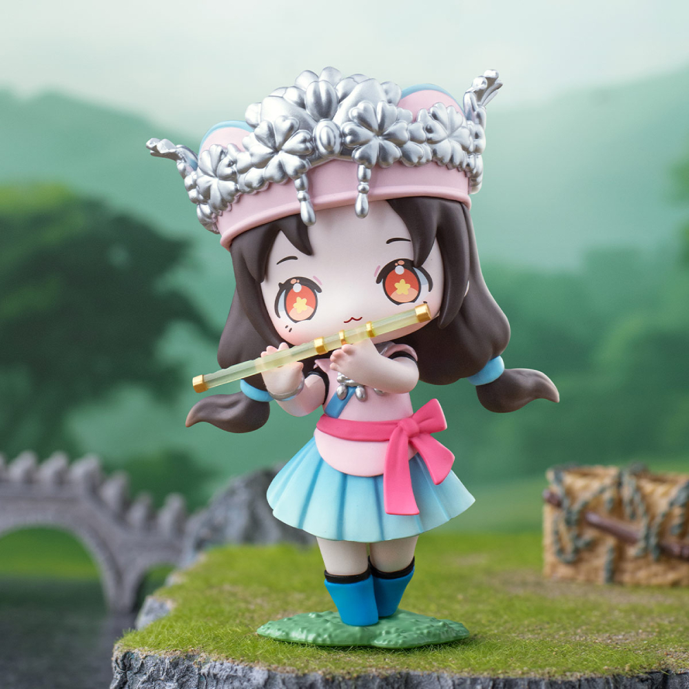 POP Mart surprise toy with Sword and Fairy collectible figure Chinese Musical Instrument series (SAF-01)