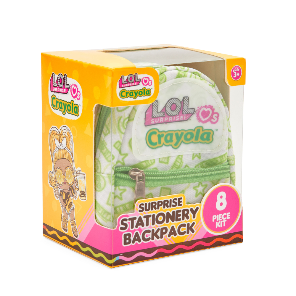 Crayola Creative Set “Mini backpack”, green (35054-A)