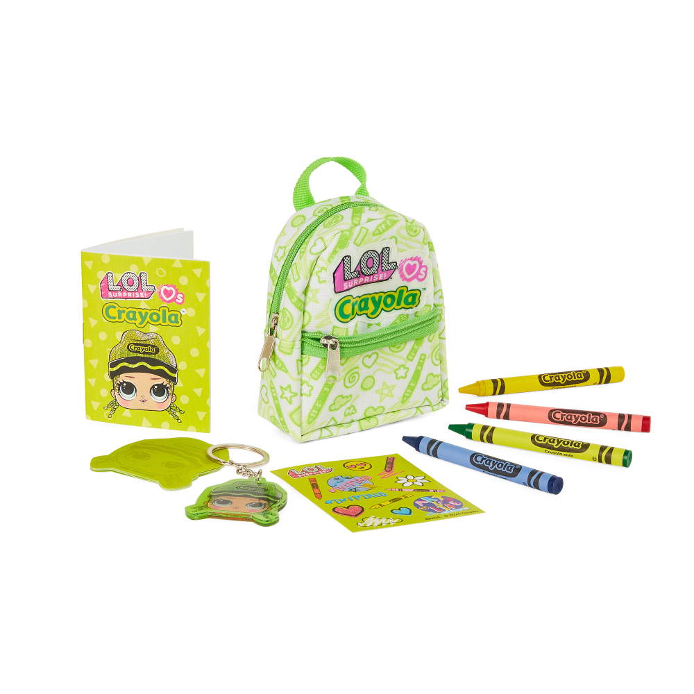 Crayola Creative Set “Mini backpack”, green (35054-A)