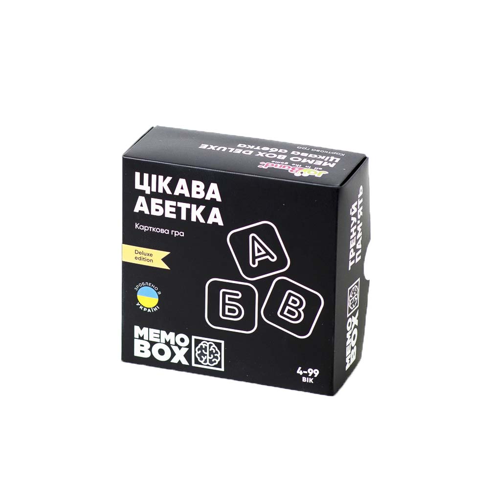 Настільна гра JoyBand MemoBox Delux Цікава абетка (MBD103)