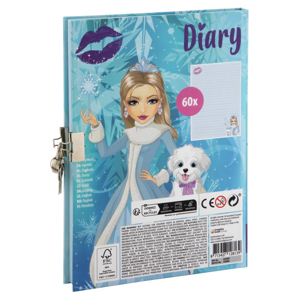 Besties Diary with lock “Winter secret” (961044)