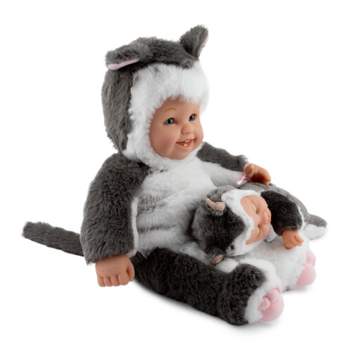 Anne Geddes Doll set &#8220;Little Sisters Kittens&#8221;, 38 cm and 23 cm (575706)