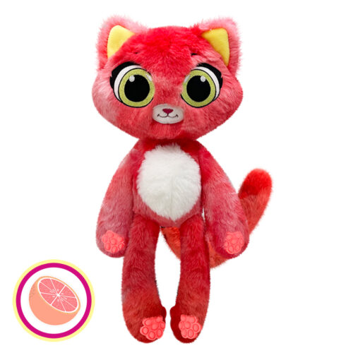 Soft toy Bubble Pops “Grapefruit cat” (2312004/12)