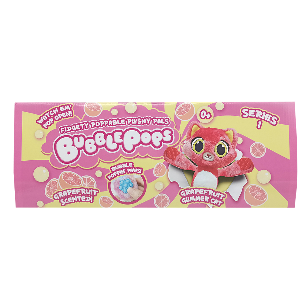 Soft toy Bubble Pops “Grapefruit cat” (2312004/12)