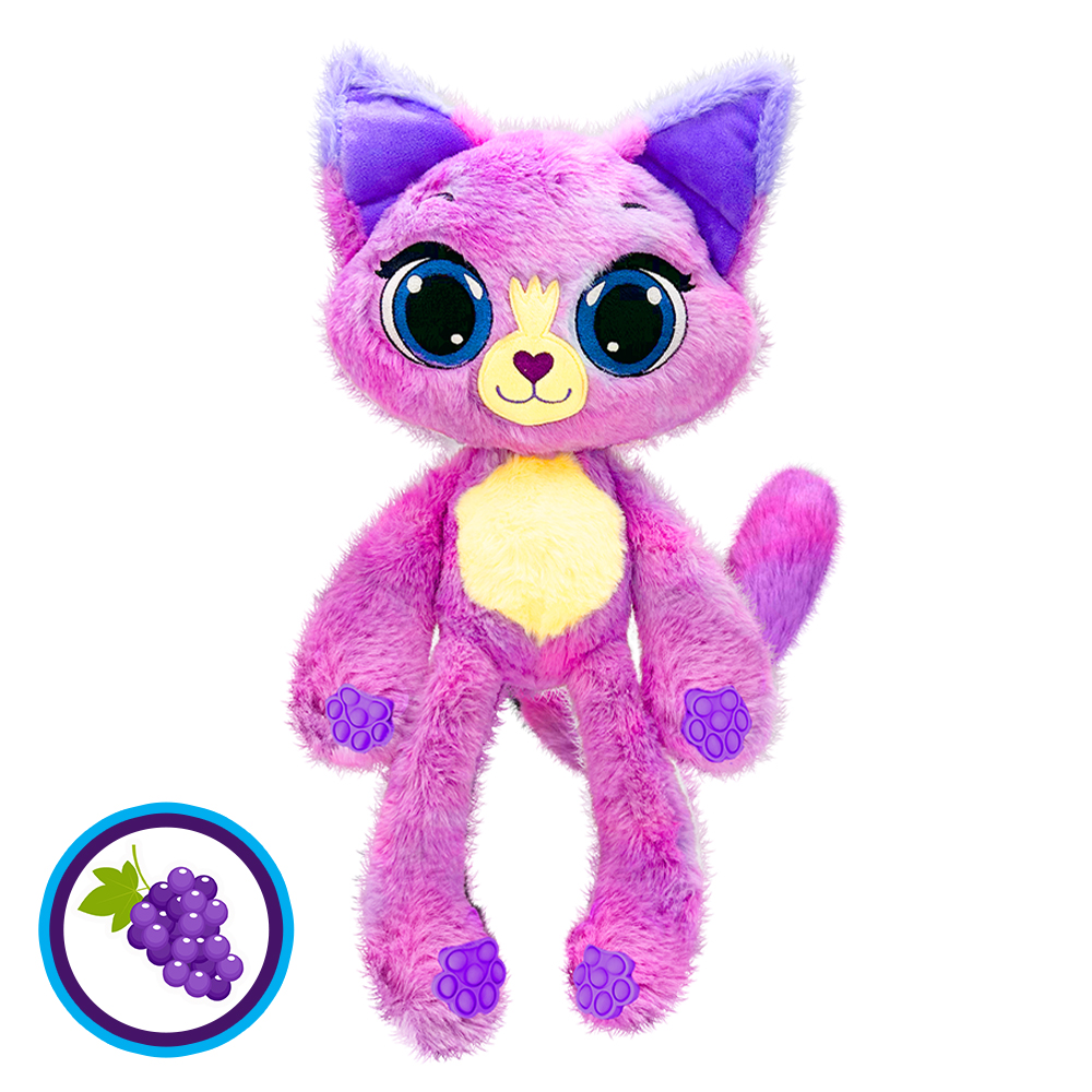 Soft toy Bubble Pops “Grape kitten” (2312004/5)