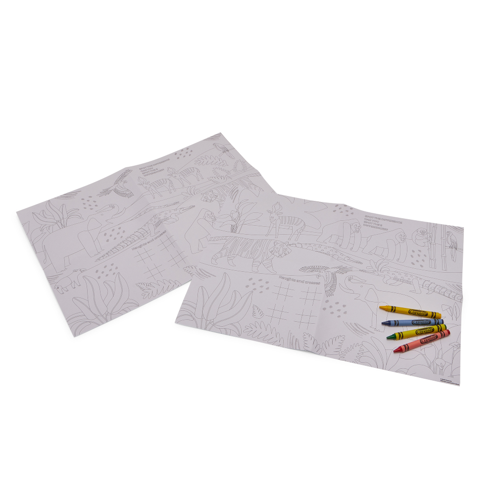 Crayola Jungle Coloring Pages 2 pcs with crayons (15755-A)