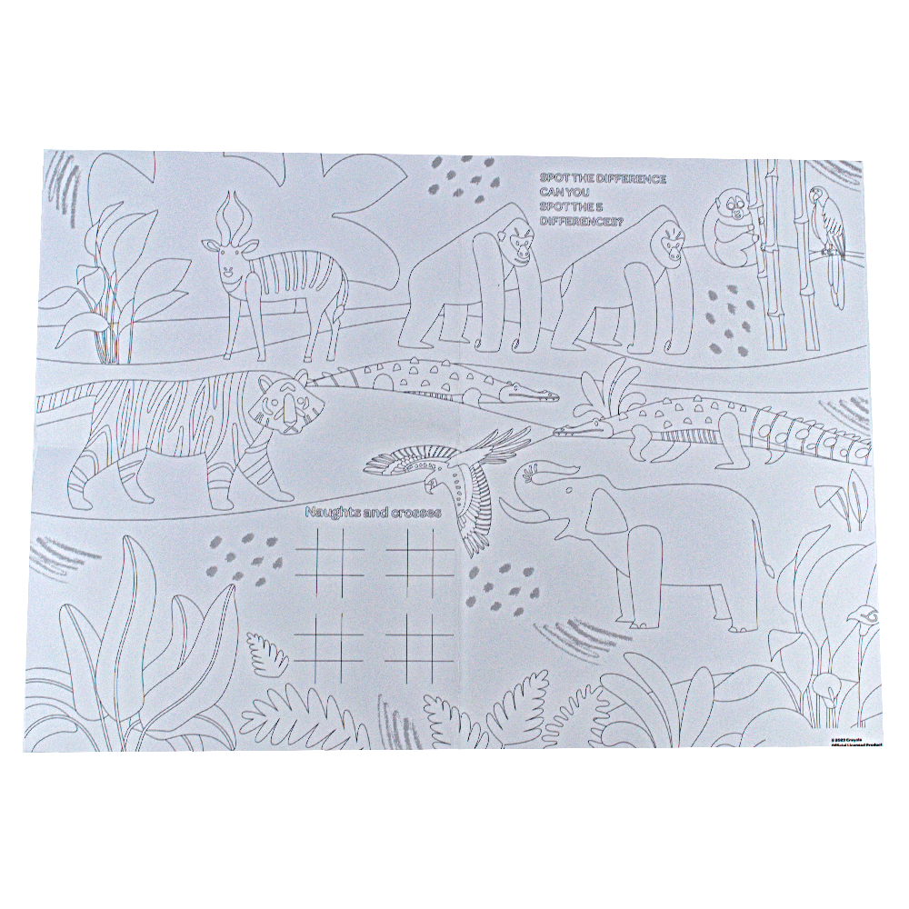 Crayola Jungle Coloring Pages 2 pcs with crayons (15755-A)