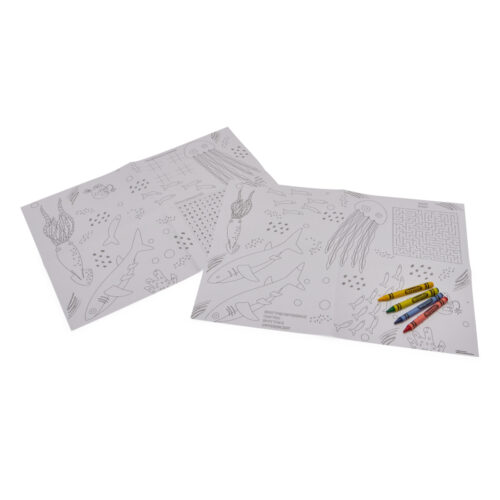 Crayola Underwater World Coloring Pages 2 pcs with crayons (15755-C)