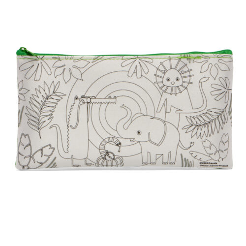 Crayola coloring Pencil case &#8220;Jungle&#8221; with markers (15764-A)