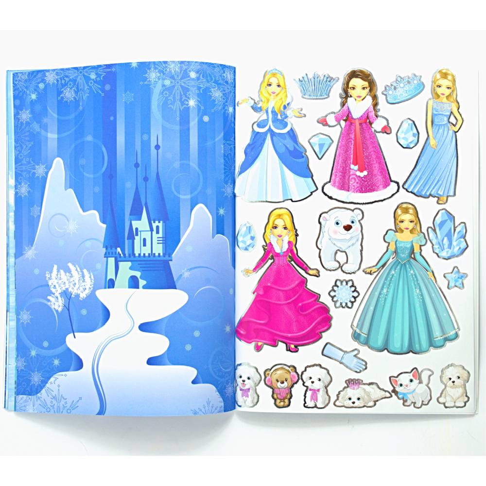 Besties Winter sticker book “Dress me up” (961041)