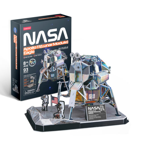 CubicFun 3D Building Puzzle NASA Lunar Module Eagle Mission Apollo 11 (DS1058h)