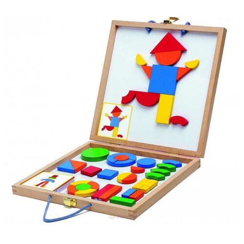 Магнитная игра DJECO Геометрические формы 42 детали (DJ03130)