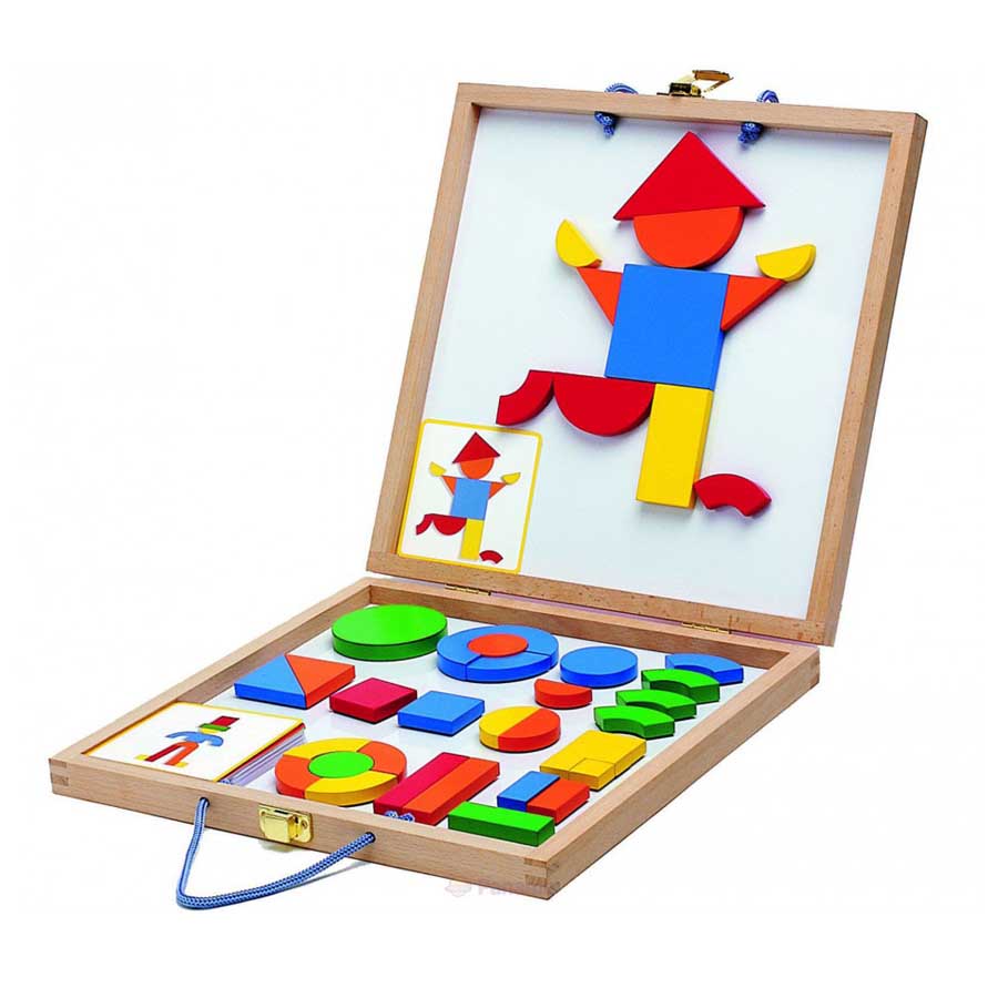 Магнитная игра DJECO Геометрические формы 42 детали (DJ03130)