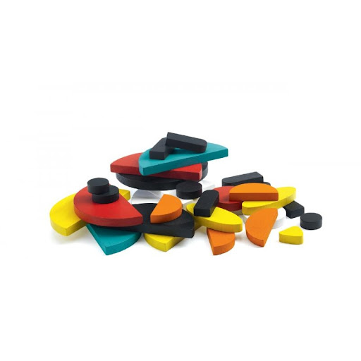 Деревянный конструктор DJECO Геонимо (DJ06432)