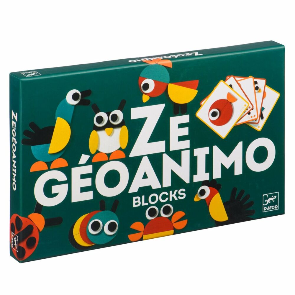 Деревянный конструктор DJECO Геонимо (DJ06432)