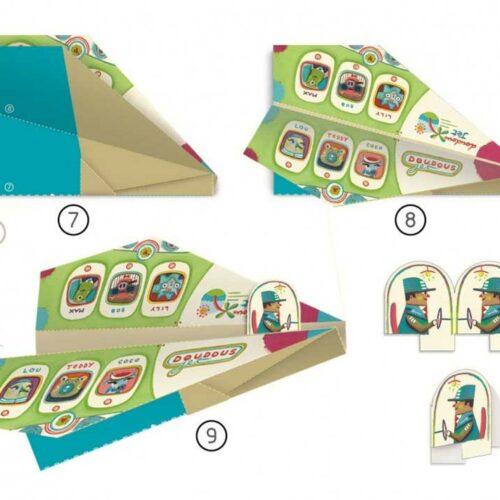 Художественный комплект DJECO оригами Самолеты (DJ08760)