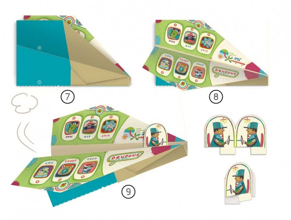 Художественный комплект DJECO оригами Самолеты (DJ08760)