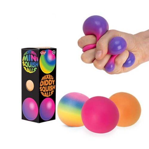 Мікс неонових м&#8217;ячиків-антистрес Скранчемс Дідді 3 шт (38462)