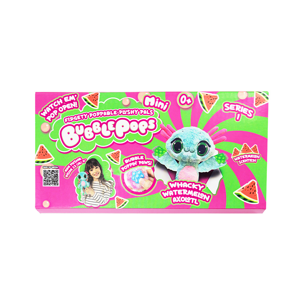 Soft toy mini Bubble Pops “Watermelon axolotl” (2402005/9)