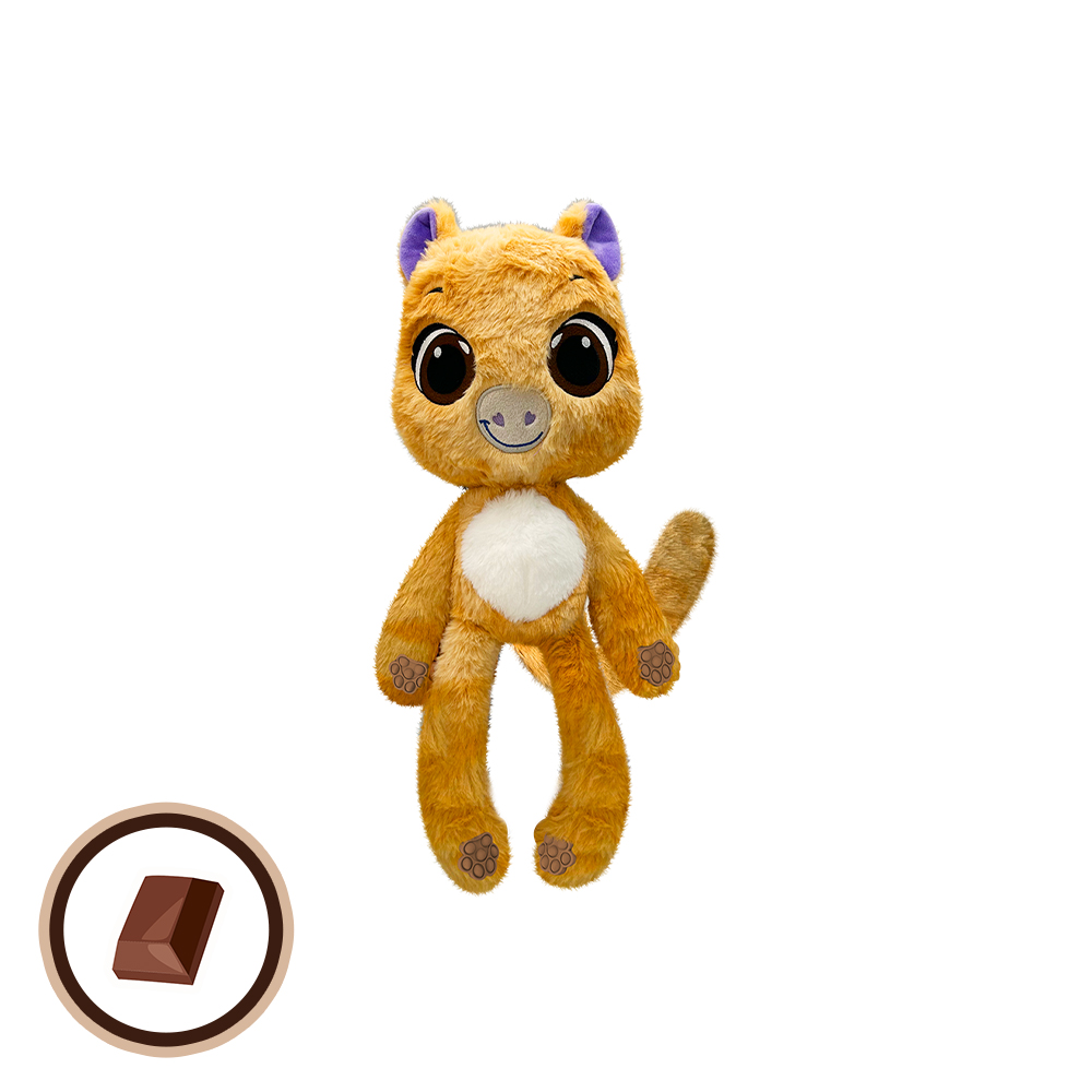 Soft toy mini Bubble Pops “Chocolate capybara” (2402005/11)