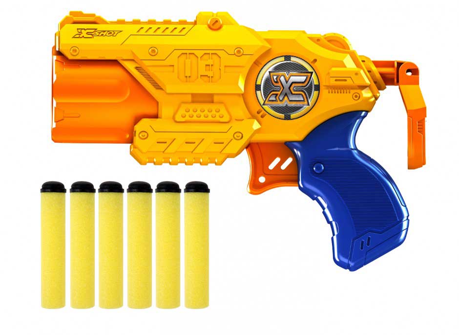 Швидкострільний бластер X-Shot EXCEL 3 Barrel Shooter (6 патронів) (36118)