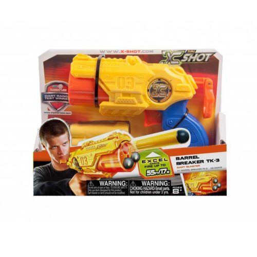 Швидкострільний бластер X-Shot EXCEL 3 Barrel Shooter (6 патронів) (36118)