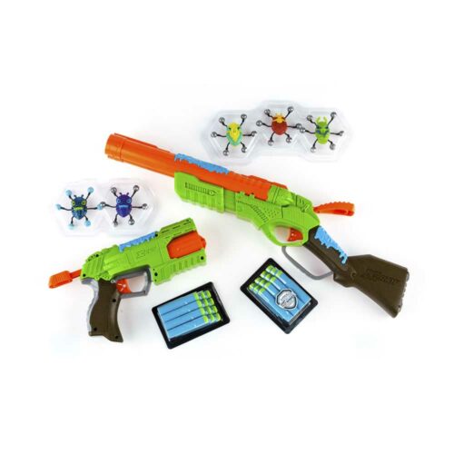 Набор бластеров X-Shot Огонь по жукам (2 вида оружия, 5 жуков, 24 патрона) (4804)