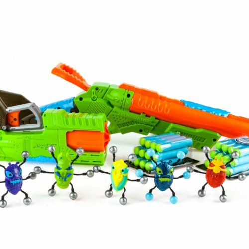 Набор бластеров X-Shot Огонь по жукам (2 вида оружия, 5 жуков, 24 патрона) (4804)