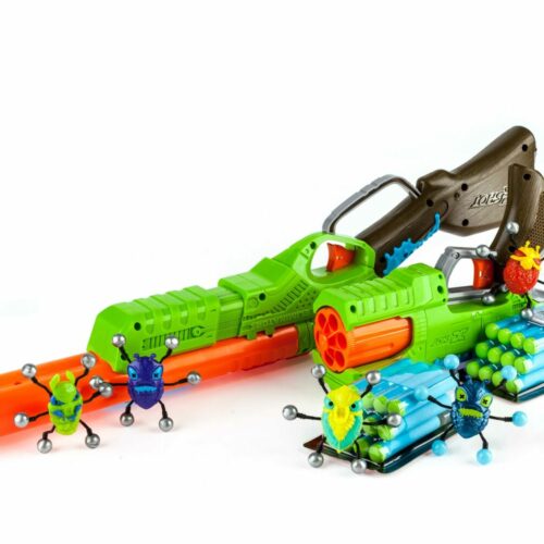 Набор бластеров X-Shot Огонь по жукам (2 вида оружия, 5 жуков, 24 патрона) (4804)