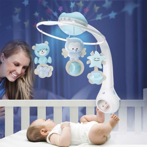 Мобіль музичний з проектором INFANTINO 3 в 1 Блакитний (004896I)
