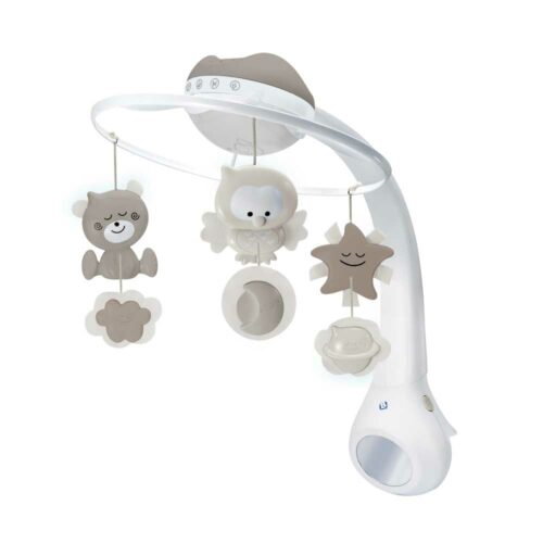 Мобиль музыкальный с проектором INFANTINO 3 в 1 Серый (004915I)