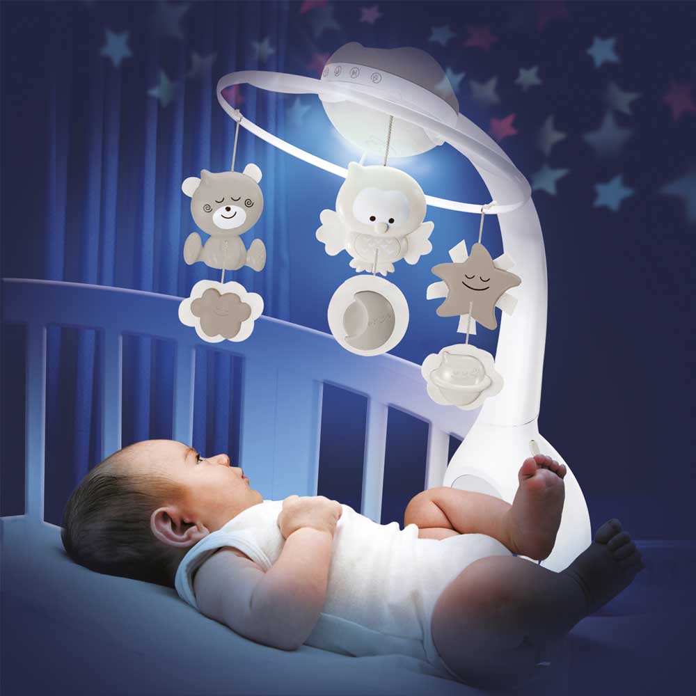 Мобиль музыкальный с проектором INFANTINO 3 в 1 Серый (004915I)