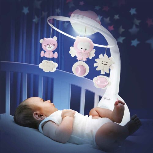 Мобіль музичний з проектором INFANTINO 3 в 1 Рожевий (004914I)
