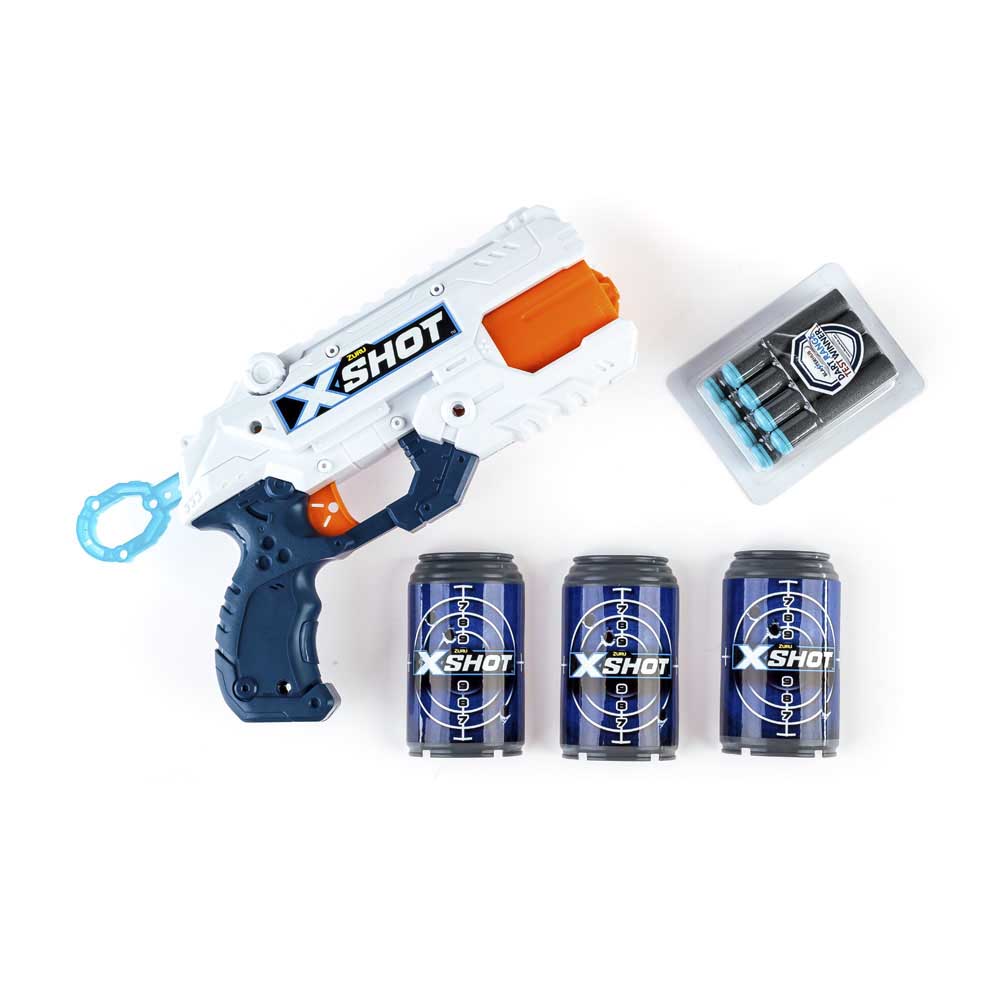 Скорострельный бластер X-Shot EXCEL Reflex (3 банки, 8 патронов) (36197Z)