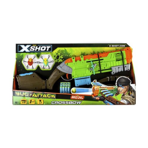 Rapid-fire blaster X-Shot Crossbow Fire at flying beetles (2 beetles, 12 rounds) (4817)